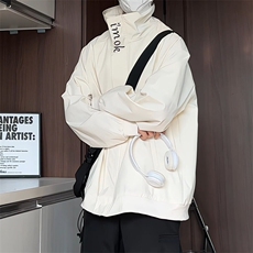 JK5006/P65春装新款个性刺绣立领飞行员夹克男潮流上衣外套，男装夹克，电商A141