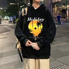 WY2266-P35纯棉连帽卫衣男大码运动帽衫宽松薄外套男，男装卫衣，电商A040