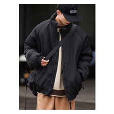 复古美拉德面包服男女宽松立领棉服冬军绿棉衣，男装棉衣，星座716-3