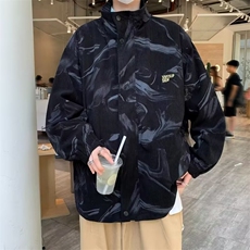 春秋灯芯绒翻领外套男日系复古休闲美式痞帅港风刺绣夹克W6013，男装夹克，星座1116A-1（原606A）