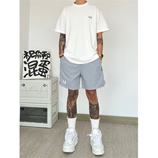 2025新款美式运动速干五分裤弹力休闲训练5分裤现货K8473-P36，男装休闲裤，星座512-4