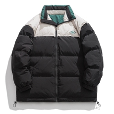 白底新款冬季时尚宽松字母印花潮流棉服外套MY5060特批P95控158，男装棉衣，电商A247-1