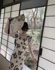 夏季新款碎花连衣裙，女装连衣裙，UES 优衣社