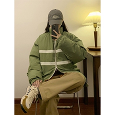 XZ213-GLMY8865-P148控168抖音品质直播供货刺绣双面穿三防棉服，男装棉衣，星座213