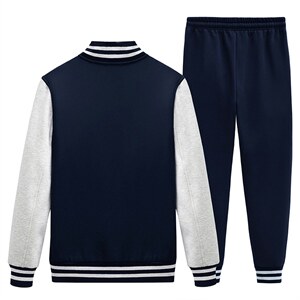 秋季新款2022棒球服运动套装卫衣开衫两件套XZ102A-4-8639-P95图片