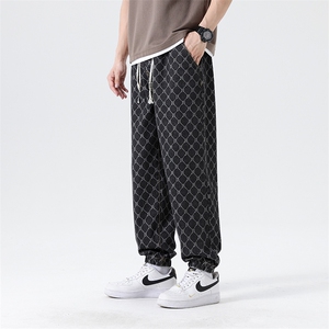 M-8XL 秋季新款大码束脚潮流休闲牛仔裤 109-K121-P55图片