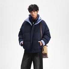 冬季新品得物美式潮流高品质格子加绒加厚棉衣外套棉服MY5566-P88，男装棉衣，星座610B-1