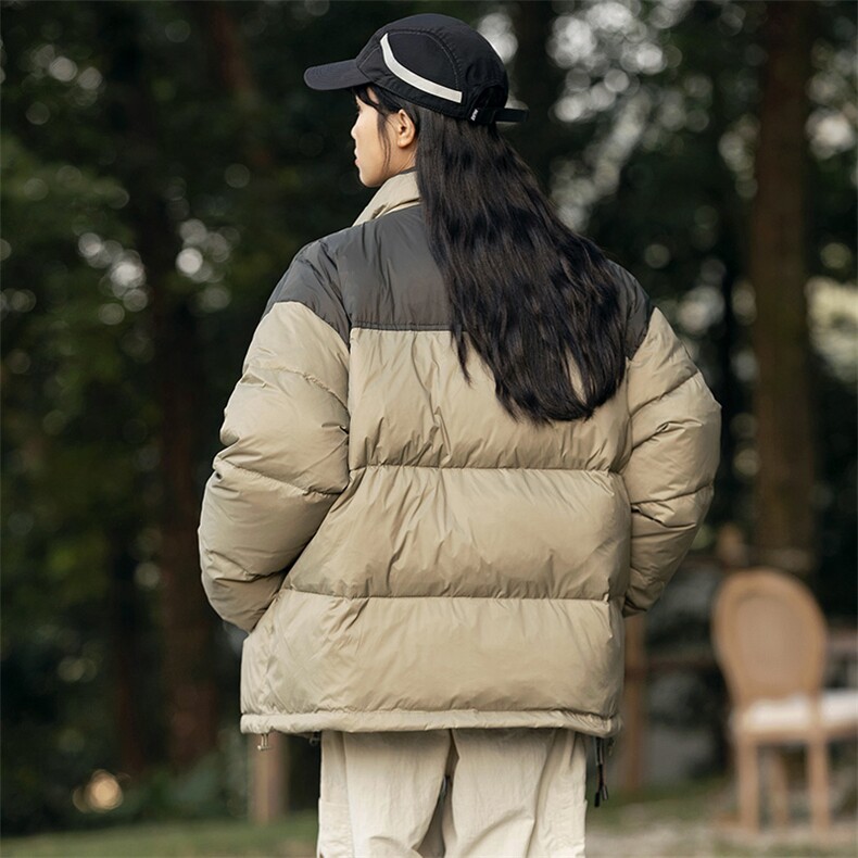 2026冬季新款男日系潮牌立领拼色白鸭绒羽绒服加厚外套YR10-F219,男装羽绒服,电商A101（原外27）