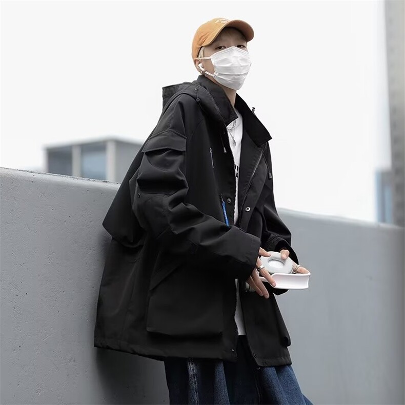 男秋季2022新款长袖防水牛津布冲锋衣外套QWT11P75,男装夹克,星座1116-2
