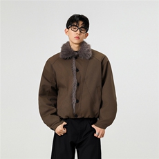 秋冬新款座山雕毛领棉衣MY088-P95控168，男装棉衣，电商A072