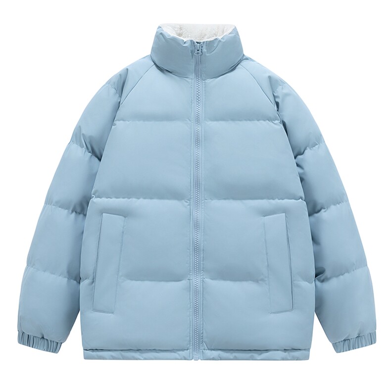 抖音直播连帽棉衣假两件加厚棉袄情侣款百搭面包服MY111-P65图片