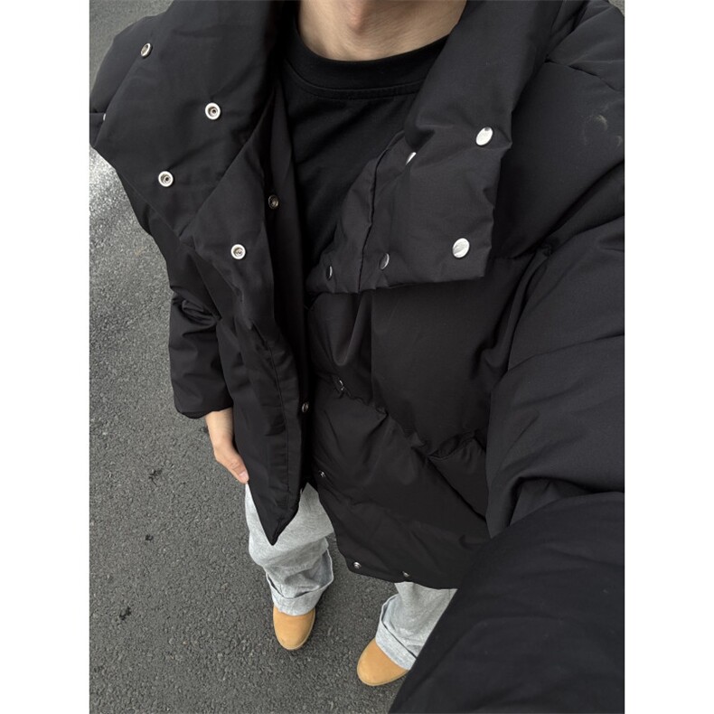 新款结构铆钉加棉加厚宽松百搭棉衣ZM087-P105,男装棉衣,星座313A(原308A-2)