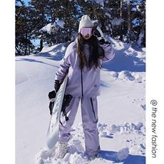 24冬季户外防水滑雪服套装情侣款保暖两件套时尚外套TZ029-P245，男装休闲套装，电商A001-1
