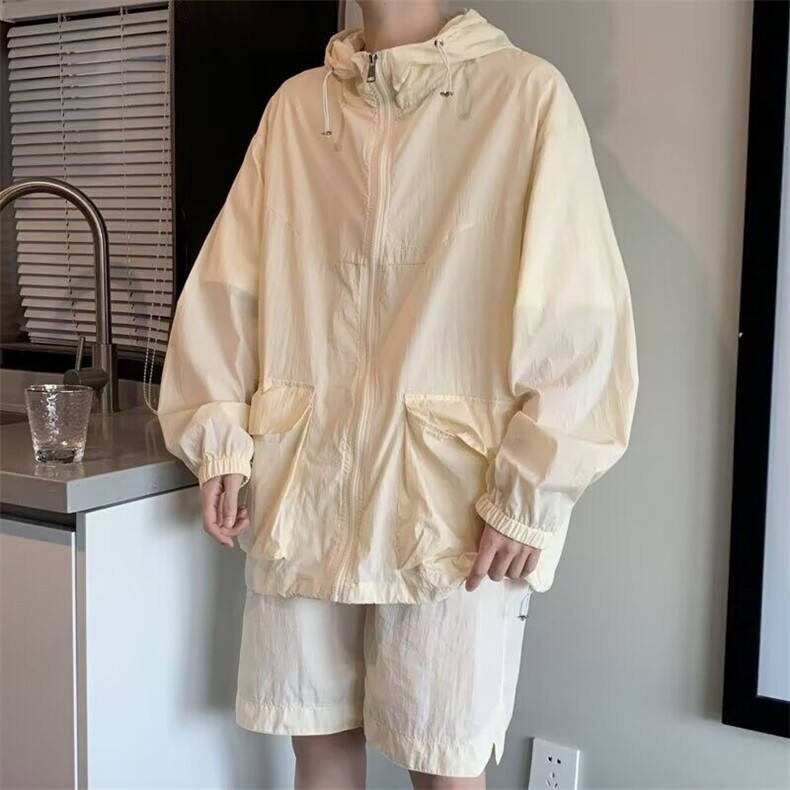 T003-P50山系连帽外套男士春夏季新款户外登山短裤工装套装,男装休闲套装,星座911-1