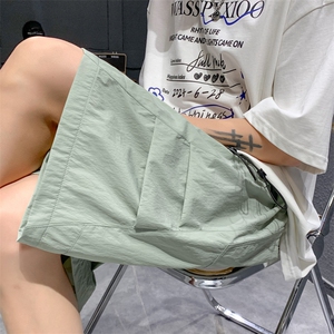 现货 夏季工装短裤男ins潮牌休闲百搭潮流痞帅五分裤D02521-P38图片