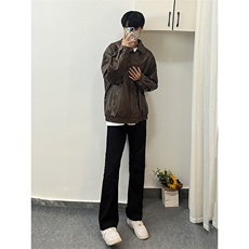B221美式ins高街暗黑小众修身弹力休闲牛仔裤LK23010-P60控78，男装牛仔裤，电商B221