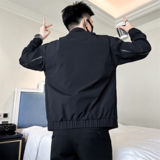 痞帅炸街潮流翻领夹克男士外套社会小伙店主风301C-JK13-P98控138，男装夹克，星座301C（原B323）