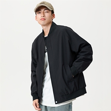 春季新款现货宽松棒球服男休闲简约百搭潮流夹克上衣外套6603-P55，男装夹克，电商B306