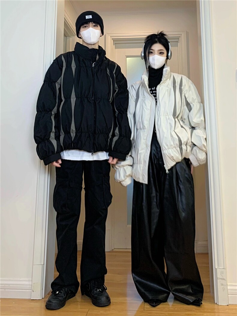自制款~拼接撞色高街情侣棉衣棉服1005-MY001-P128,男装棉衣,星座1005