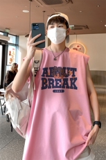 新款直播抖音得物品质纯棉250克重磅男无袖背心T恤T545P28控39，男装背心/马甲，电商C408(原B339-1)