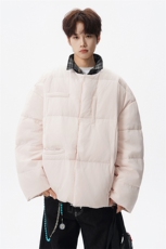 8XL-M90白鸭绒！超厚短外套羽绒服男面包服棉衣YRFC06P220控258，男装羽绒服，电商D206-1