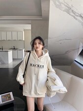 冬季新款加绒卫衣，女装卫衣/绒衫，卡希妮(5F)