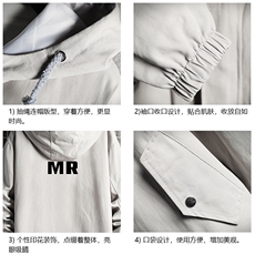JK41253-P85纯棉连帽夹克男士大码工装男上衣外套网格挂拍，男装夹克，电商A040A