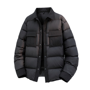 工装翻领羽绒服男士新款轻盈潮流保暖面包外套 XZ309 Y95706 P158,男装羽绒服,星座309（原A406）