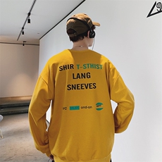 20秋装港风大码潮流韩版宽松情侣装印花圆领卫衣上衣潮WY909-P50，男装卫衣，电商A009A（原A058A）