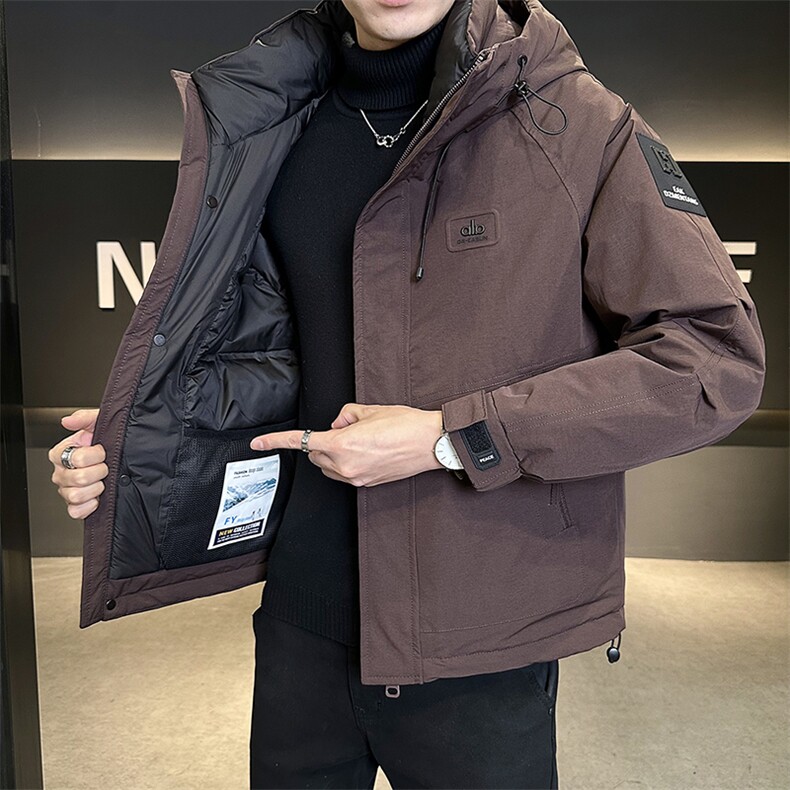 标50白鸭绒羽绒服男冬季2025新款防寒服外套C317-Y6805-P215,男装羽绒服,电商C317