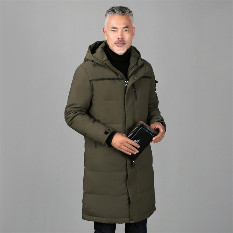 22冬季新款中老年冬外套男加厚白鸭绒男羽绒服爸爸装YR9804-P120,男装羽绒服,星座1602B（原101B-1）