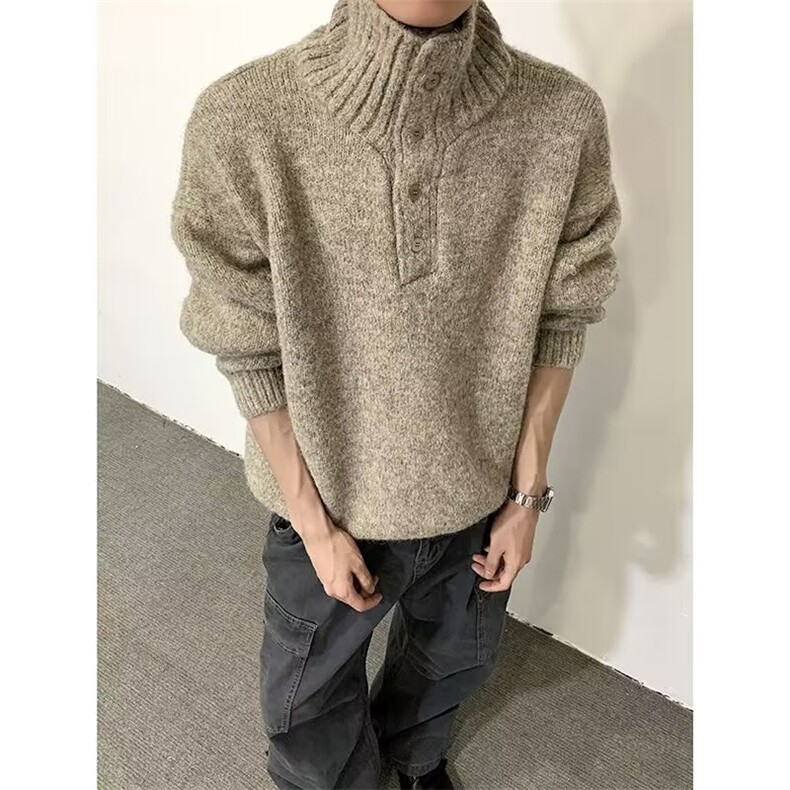 重磅800克老钱佛系财阀百搭毛衣外套W1788/特P72,男装针织衫/毛衣,电商B350