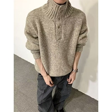 重磅800克老钱佛系财阀百搭毛衣外套W1788/特P72，男装针织衫/毛衣，电商B350