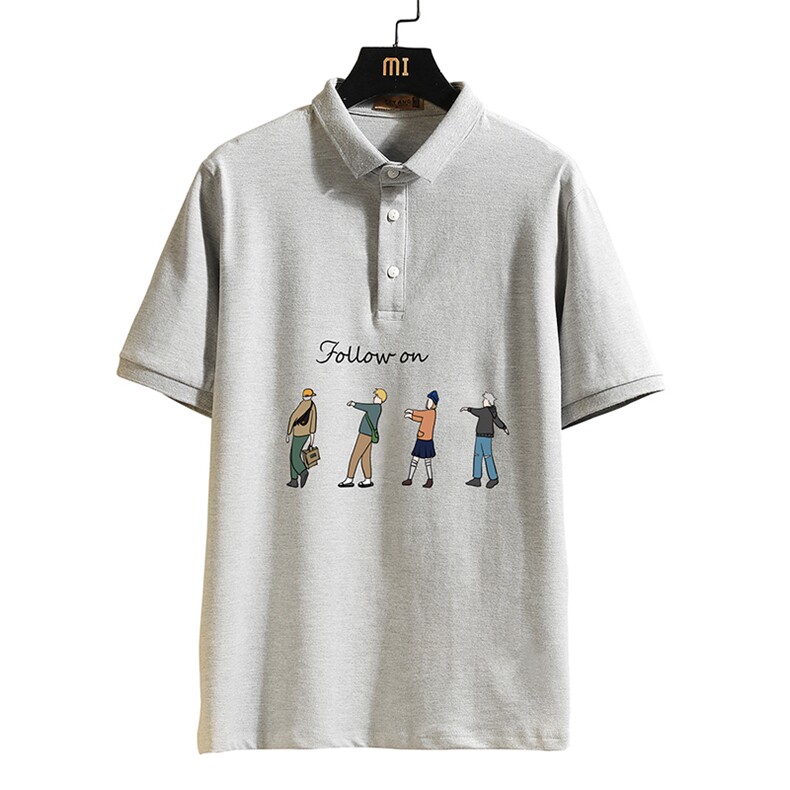 PL57043-P35翻领短袖polo衫男大码胖子半袖t恤男有领保罗衫,男装Polo衫,电商A040A