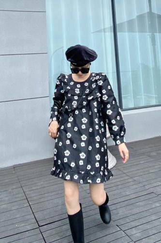 【现货】韩昕秋季新款连衣裙设计，女装连衣裙，韩昕