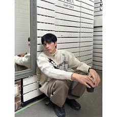 达芬奇手稿针织开衫毛衣男女慵懒风情侣上衣外套秋冬MY363，男装针织衫/毛衣，星座1116A（原606A-3）