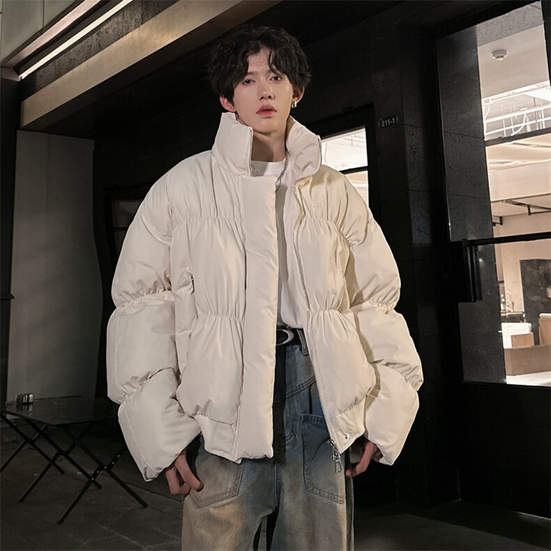 美式复古短款棉服男冬季加厚面包服棉衣外套811A-WH012-P118控168,男装棉衣,星座811A