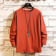 TX3099-P25纯长袖t恤男大码圆领打底衫体恤上衣服，男装T恤，电商A040A