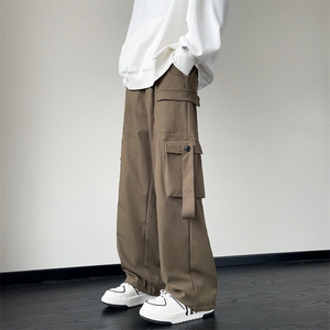 常年备货款男宽松直筒高街潮牌工装休闲长裤K812p55大量备货图片