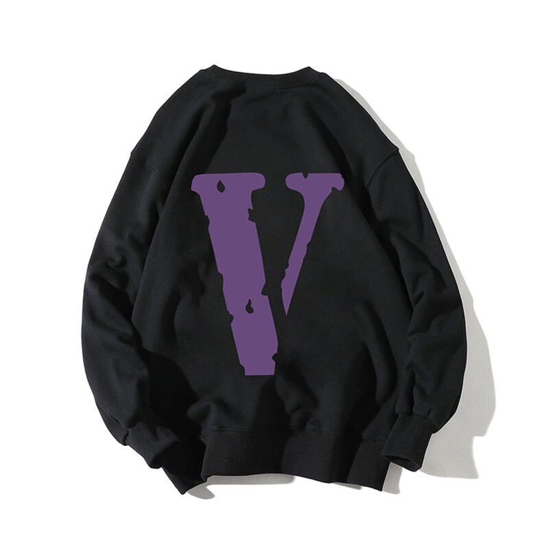 ！22秋季新款宽松大码港风紫色大V卫衣WY71-P30控48,男装卫衣,星座508（原C305）