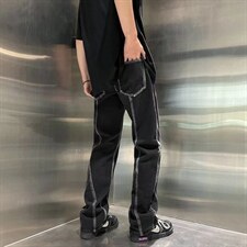 牛仔裤男夏季潮休闲裤N3059P45图片