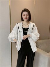 新款可盐可甜海军娃娃领防晒外套，其它，L·H·X