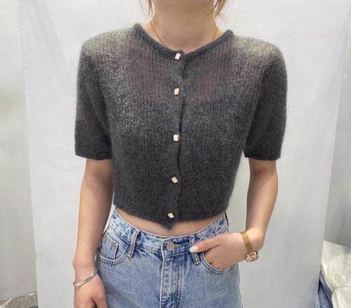 短款小开衫羊毛扣子都是用心在里面，其它，SMOOTH