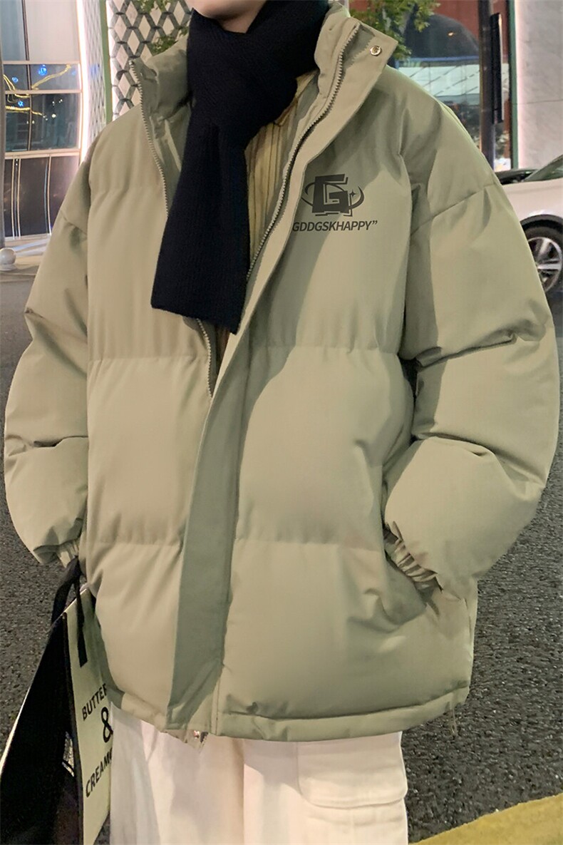 外景冬季加厚面包服男宽松保暖棉衣休闲百搭立领外套MF00427/P90,男装棉衣,电商B316
