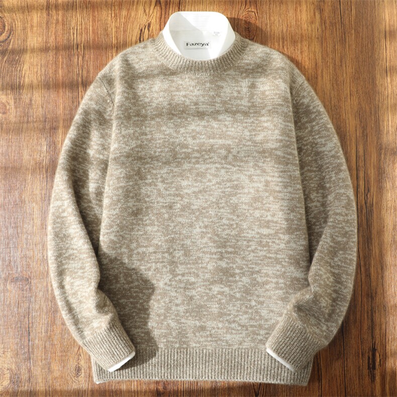 2025年秋季时尚百搭通勤简约休闲羊绒衫，男装羊绒套衫，冬季工坊