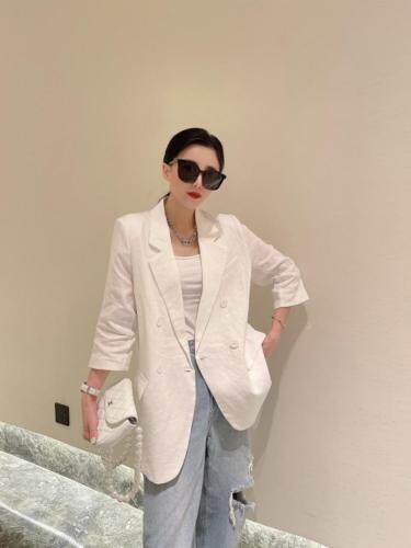 亚麻外套，女装，钱唐名店