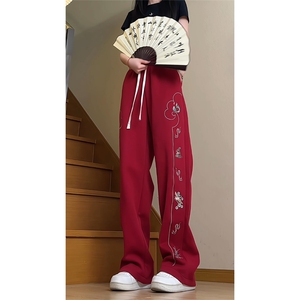休闲裤抖音直播高品质新款风刺绣卫裤现货供应C323-1-7733-P60图片