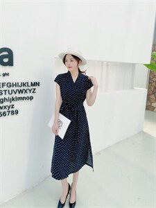 【现货】夏季新款 修身气质显瘦连衣裙,女装连衣裙,名怡