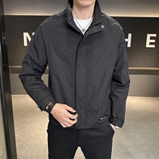 春季现货主推不断货男士立领简约百搭休闲夹克外套8819P70，男装夹克，电商B226