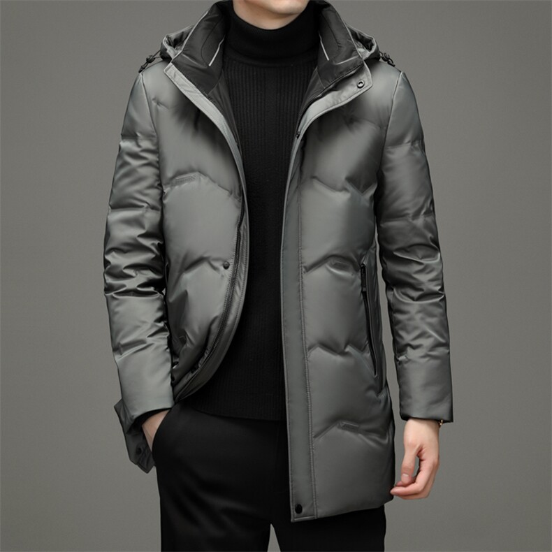 2023冬新款中年男白鹅绒羽绒服休闲冬装爸爸外套YYYR052196-P380，男装羽绒服，电商B212（原钱塘6029）